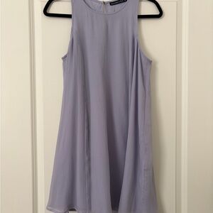 Abercrombie and Fitch Sleeveless Lavender Shift Dress